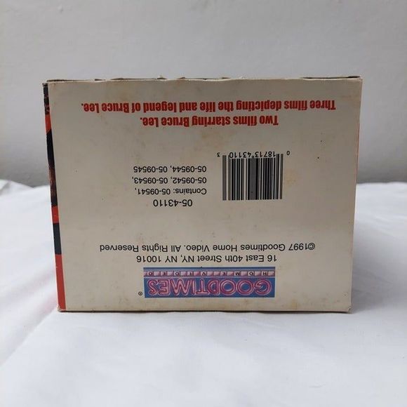 The Legend of Bruce Lee Collectors Series 5 Tape Box Set VHS 1997 EUC - Picture 6 of 10